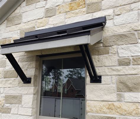 awning bracket metal shallow depth double window|DOITOOL Window Awnings Brackets, 2 Pc Black Canopy .